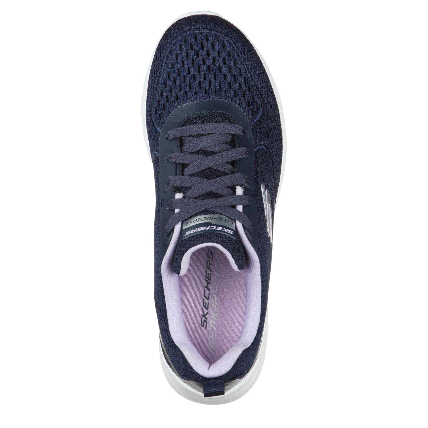 Navy-Lavender - Lifestyle - Skechers Womens-Ladies Dynamight 2.0 Trainers