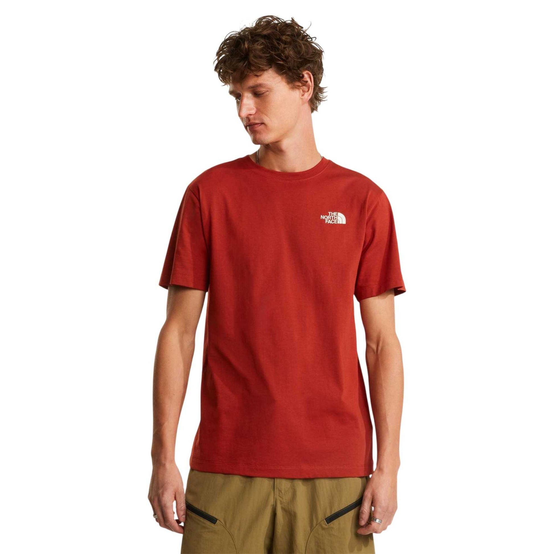Iron Clay - Side - The North Face Mens Vertical Performance T-Shirt