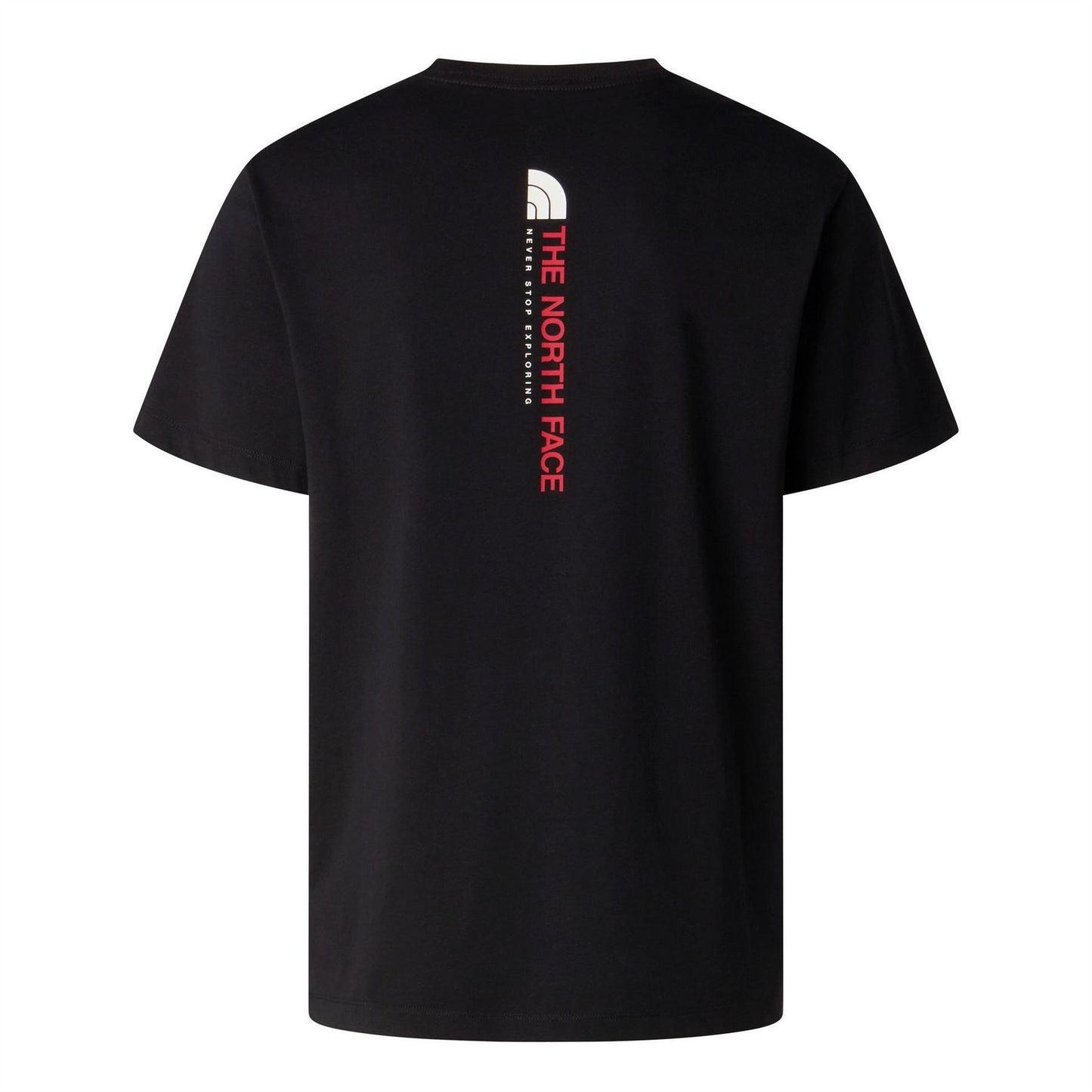 Black - Front - The North Face Mens Vertical Performance T-Shirt