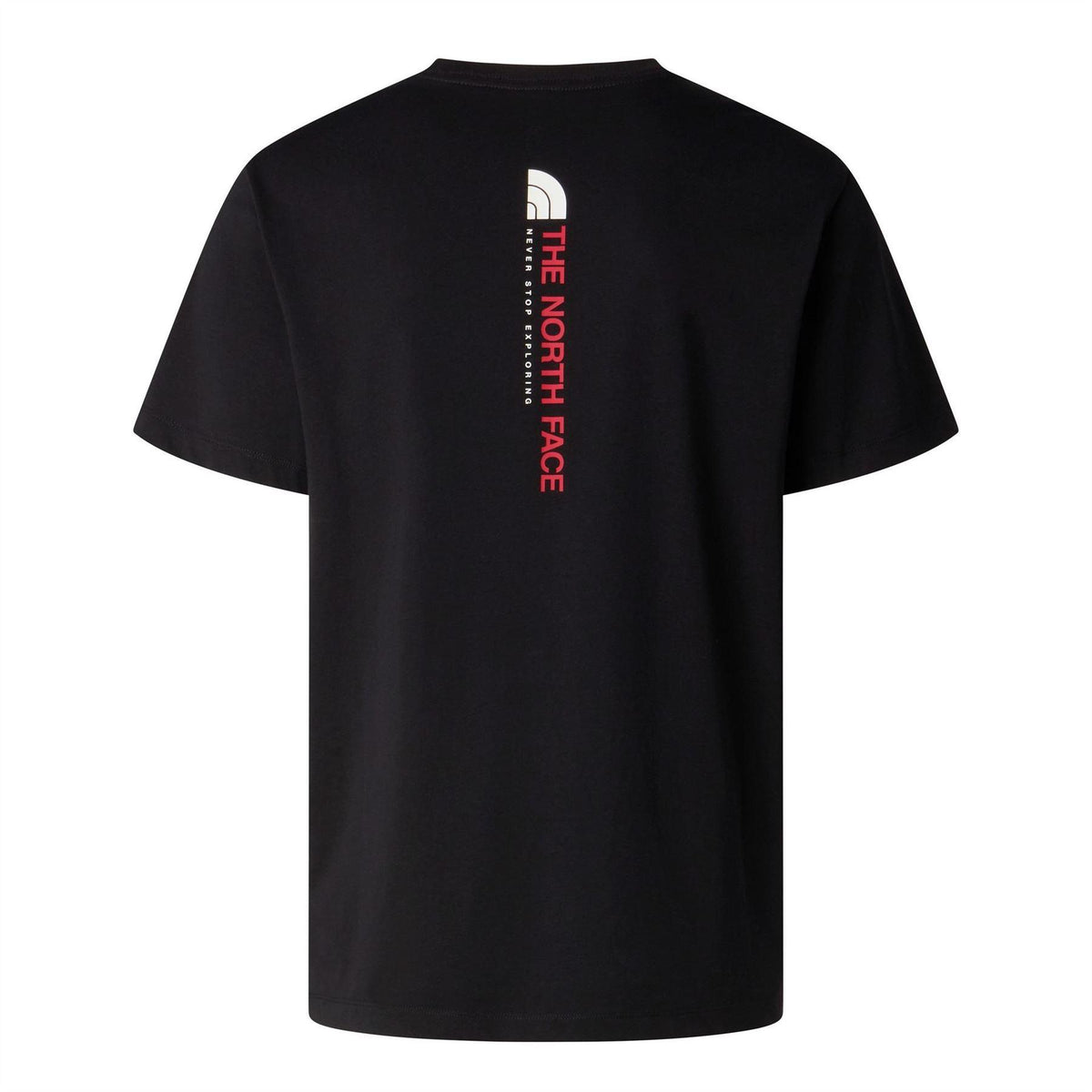 Black - Front - The North Face Mens Vertical Performance T-Shirt