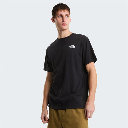 Black - Side - The North Face Mens Vertical Performance T-Shirt