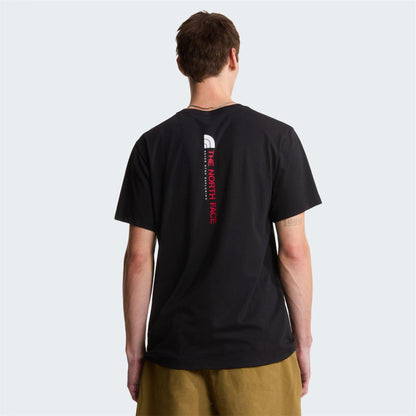 Black - Lifestyle - The North Face Mens Vertical Performance T-Shirt