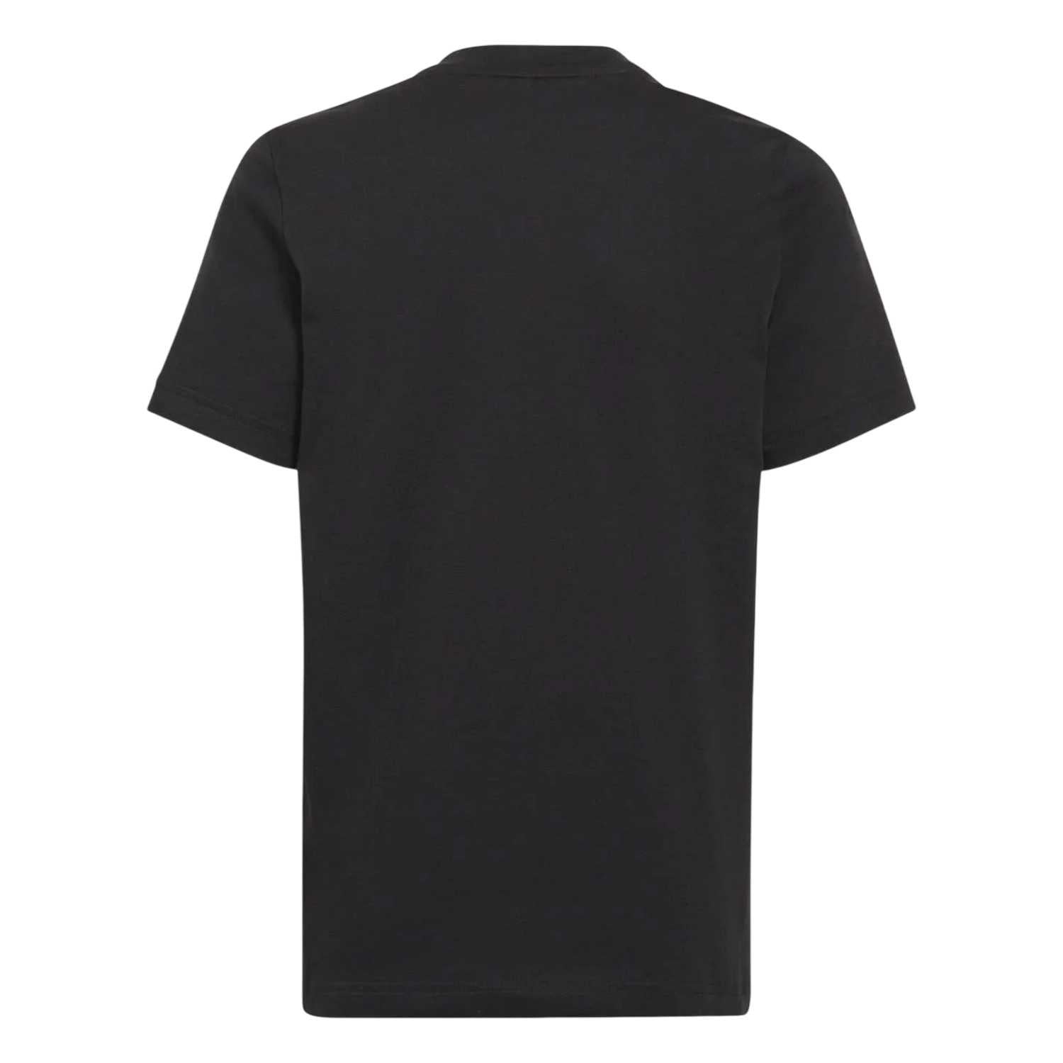 Black - Back - Adidas Childrens-Kids Entrada 22 V Neck T-Shirt