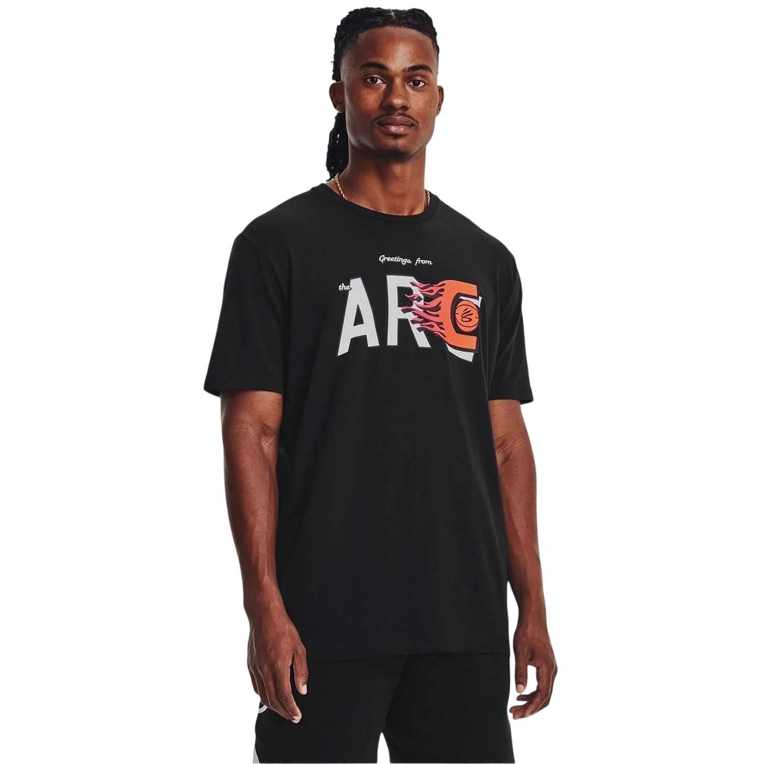 Black-White - Lifestyle - Under Armour Mens Crew Neck Relaxed Fit Short-Sleeved T-Shirt