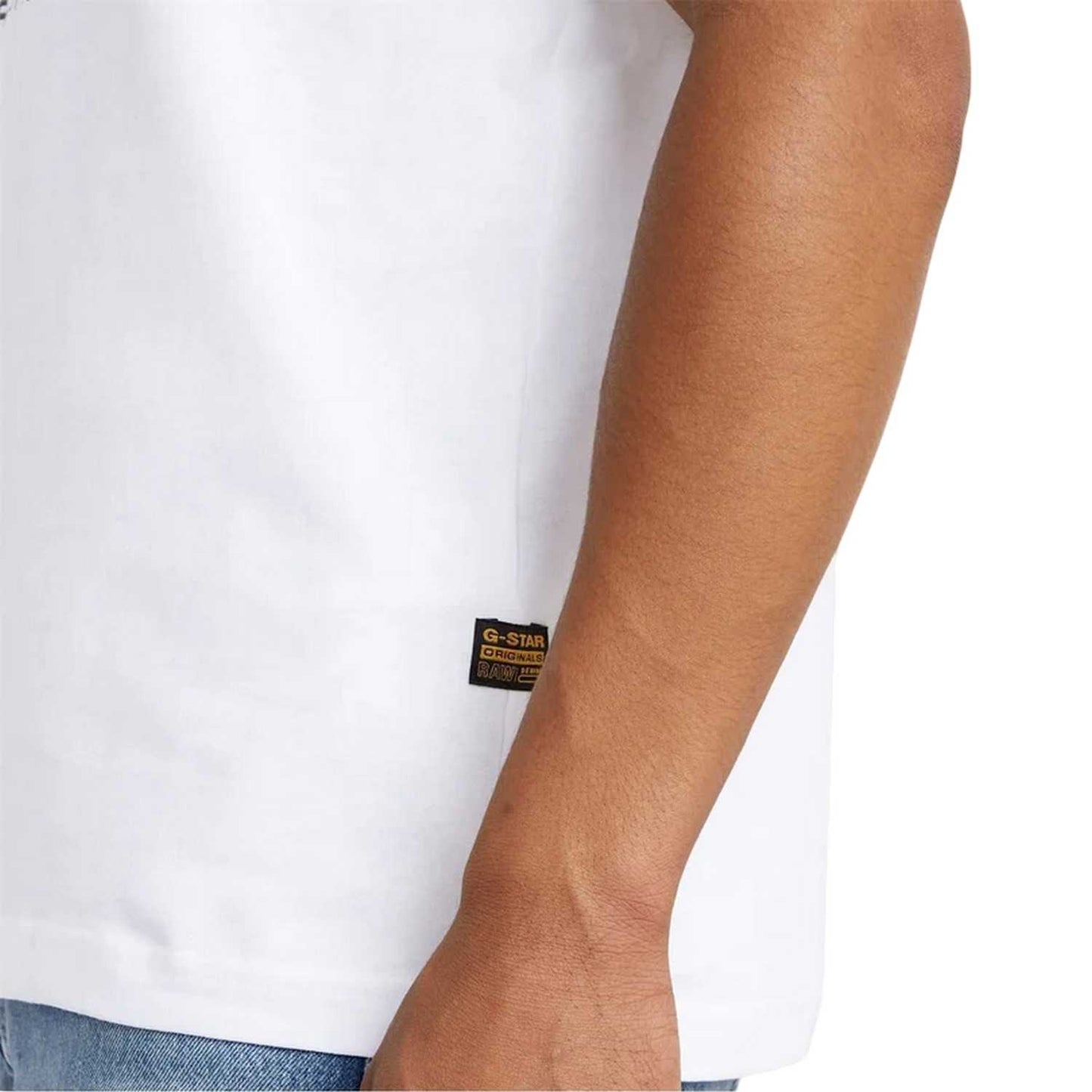 White - Back - G-Star Mens Los Angeles T-Shirt