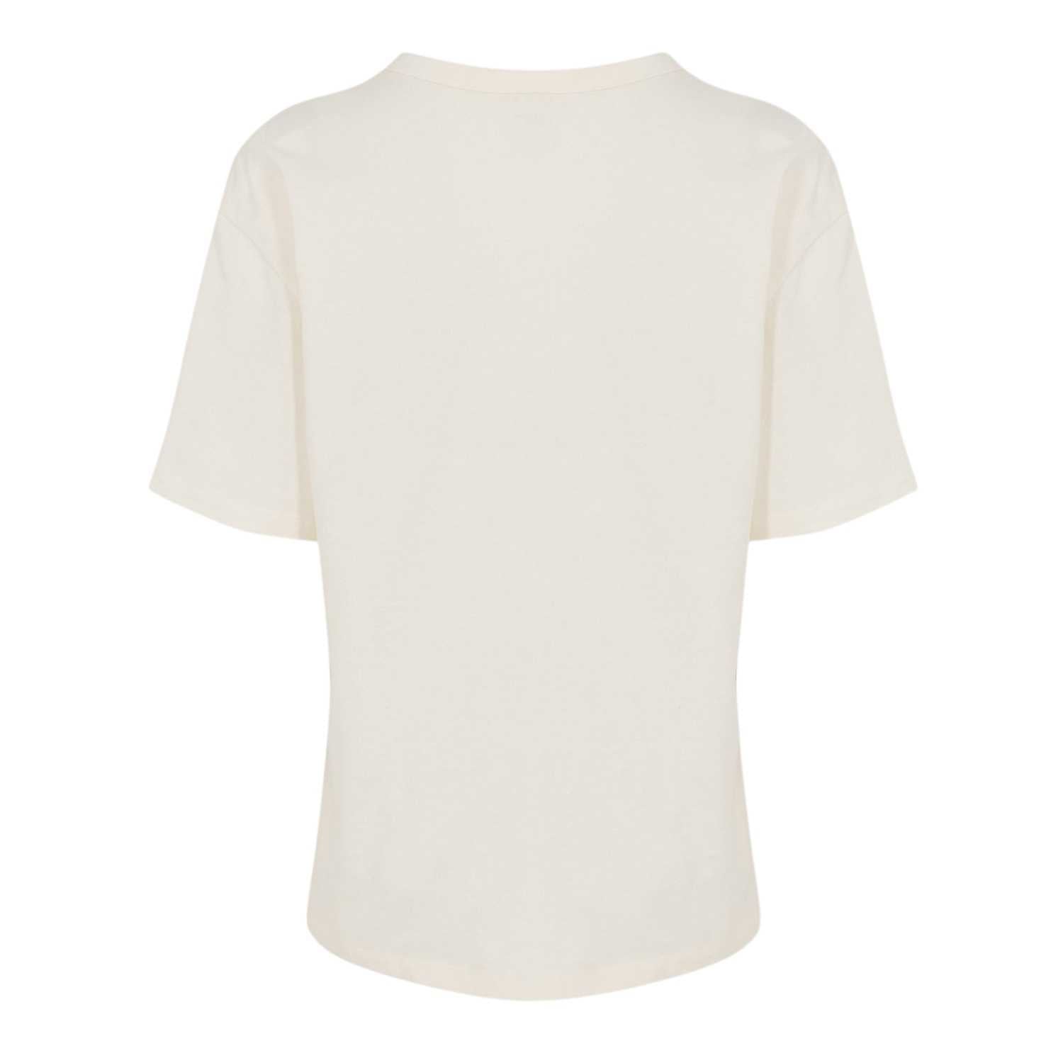 White - Back - Levis Womens-Ladies Crew Neck Boyfriend T-Shirt