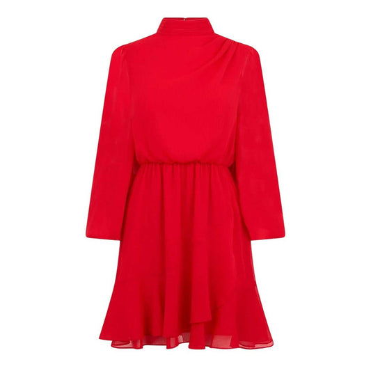 Red - Front - Ted Baker Womens-Ladies Woven A-line Mini Dress