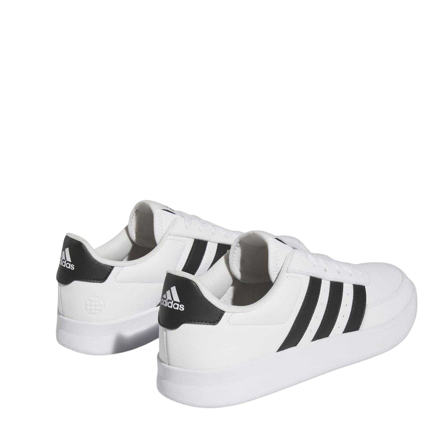 White-Black - Back - Adidas Mens Breaknet 2.0 Trainers