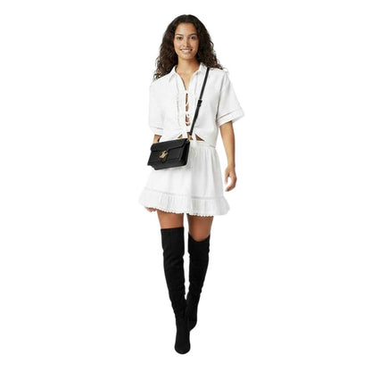 Bright White - Lifestyle - Jack Wills Womens-Ladies Ruffle Hem Mini Skirt