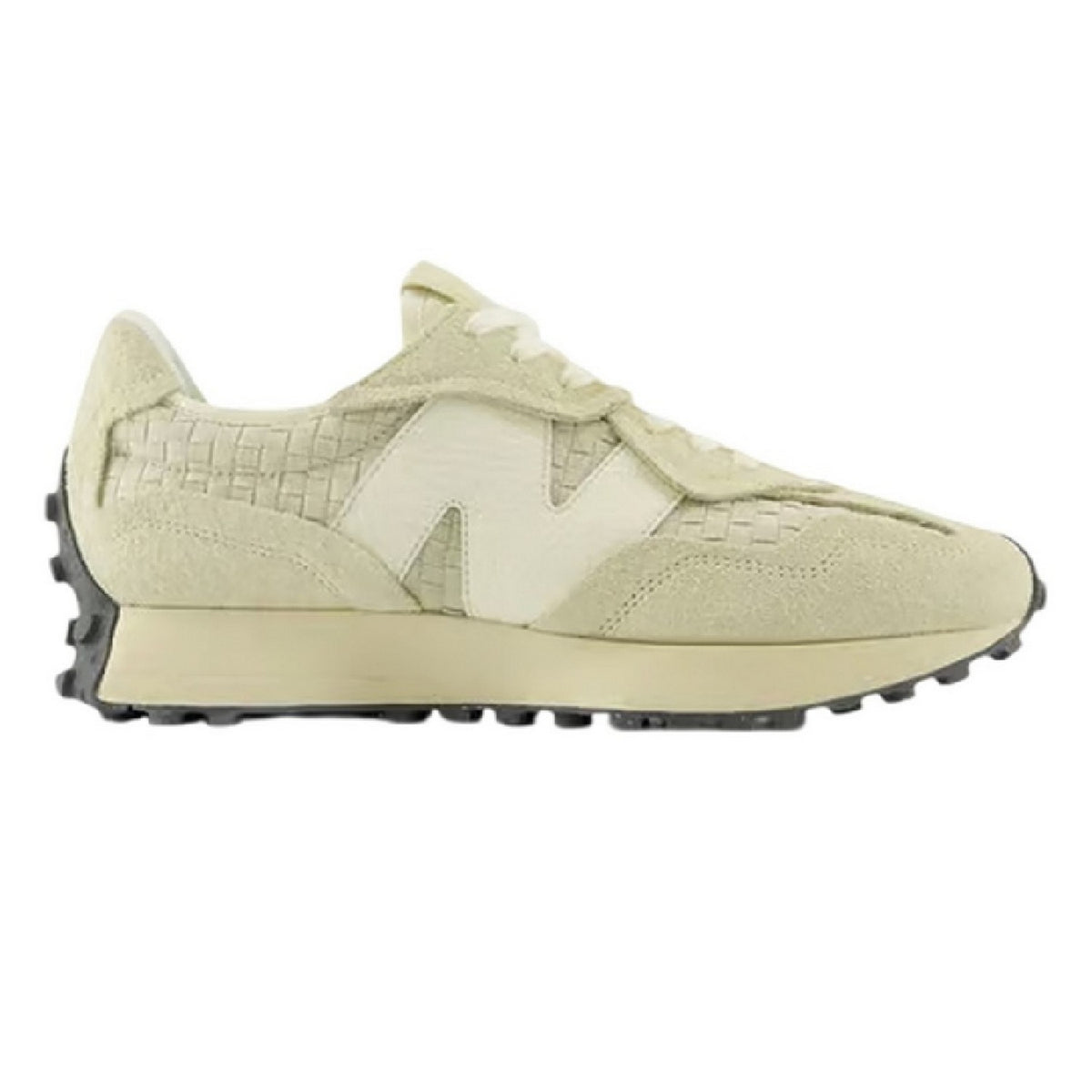 Pale Moss - Front - New Balance Unisex Adult 327 Suede Flat Trainers
