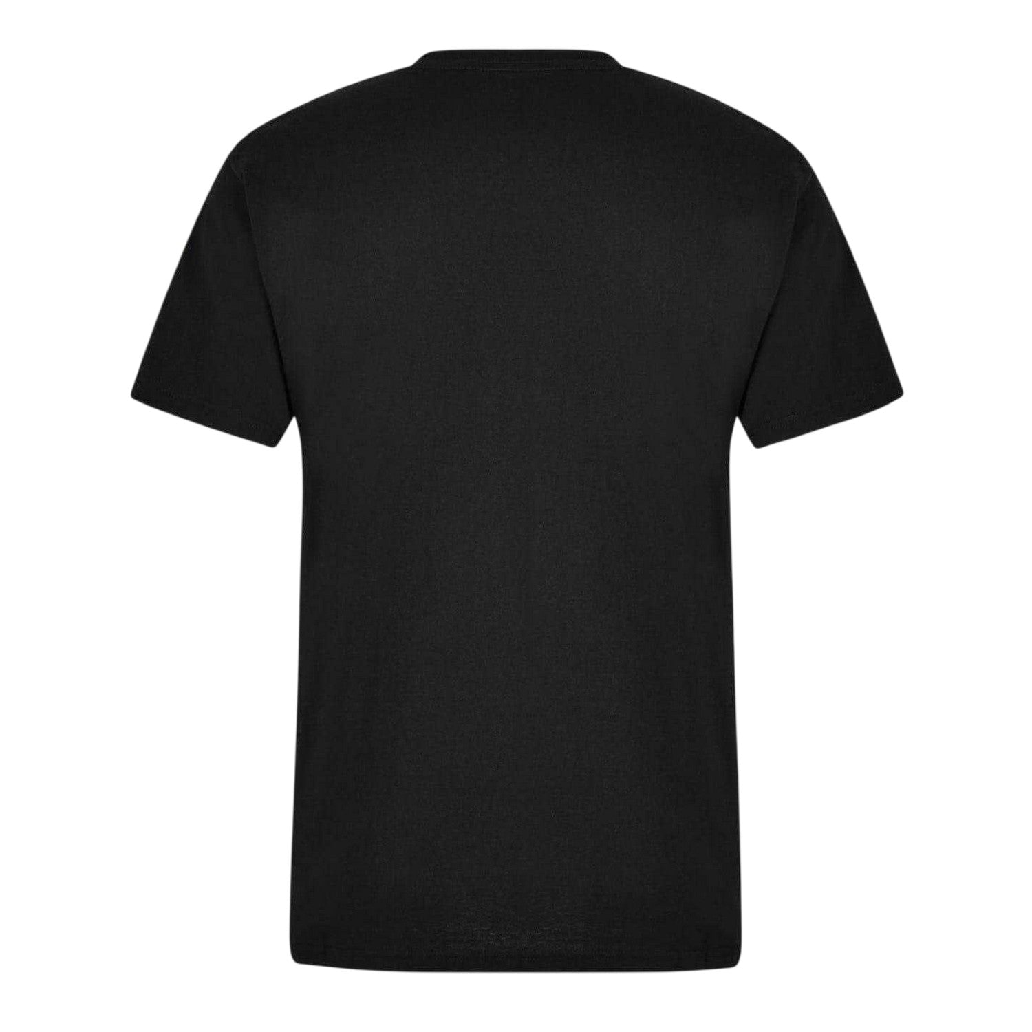 Black-White - Back - Vans Mens The Wall Board Cotton T-Shirt