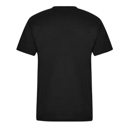 Black-White - Back - Vans Mens The Wall Board Cotton T-Shirt