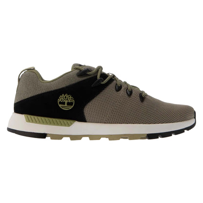 Taupe - Side - Timberland Mens Sprint Trekker Low Lace Up Trainers
