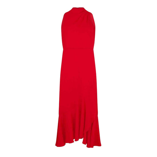 Red - Front - Ted Baker Womens-Ladies A-line Midi Dress