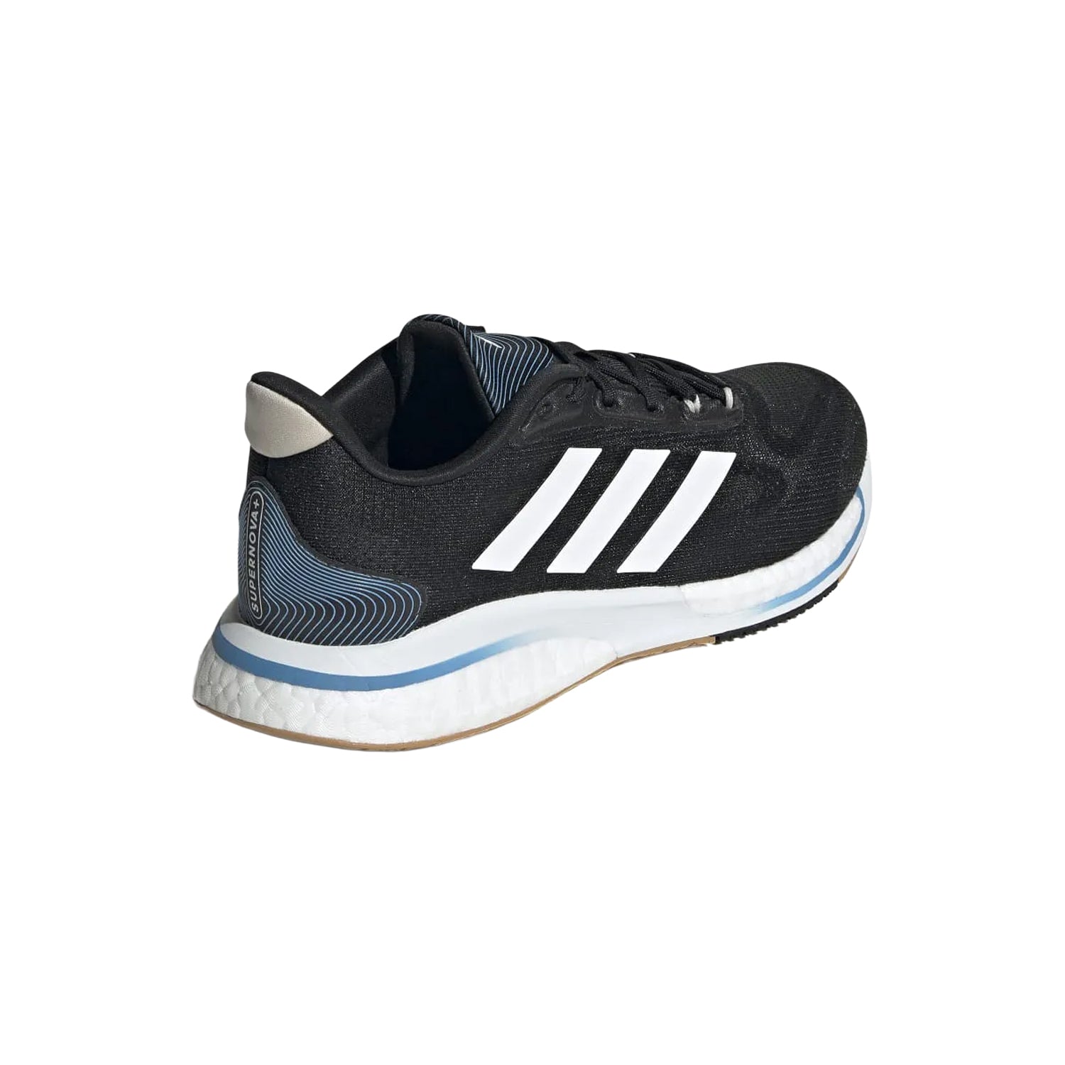 Black - Back - Adidas Womens-Ladies Supernova+ Running Shoes