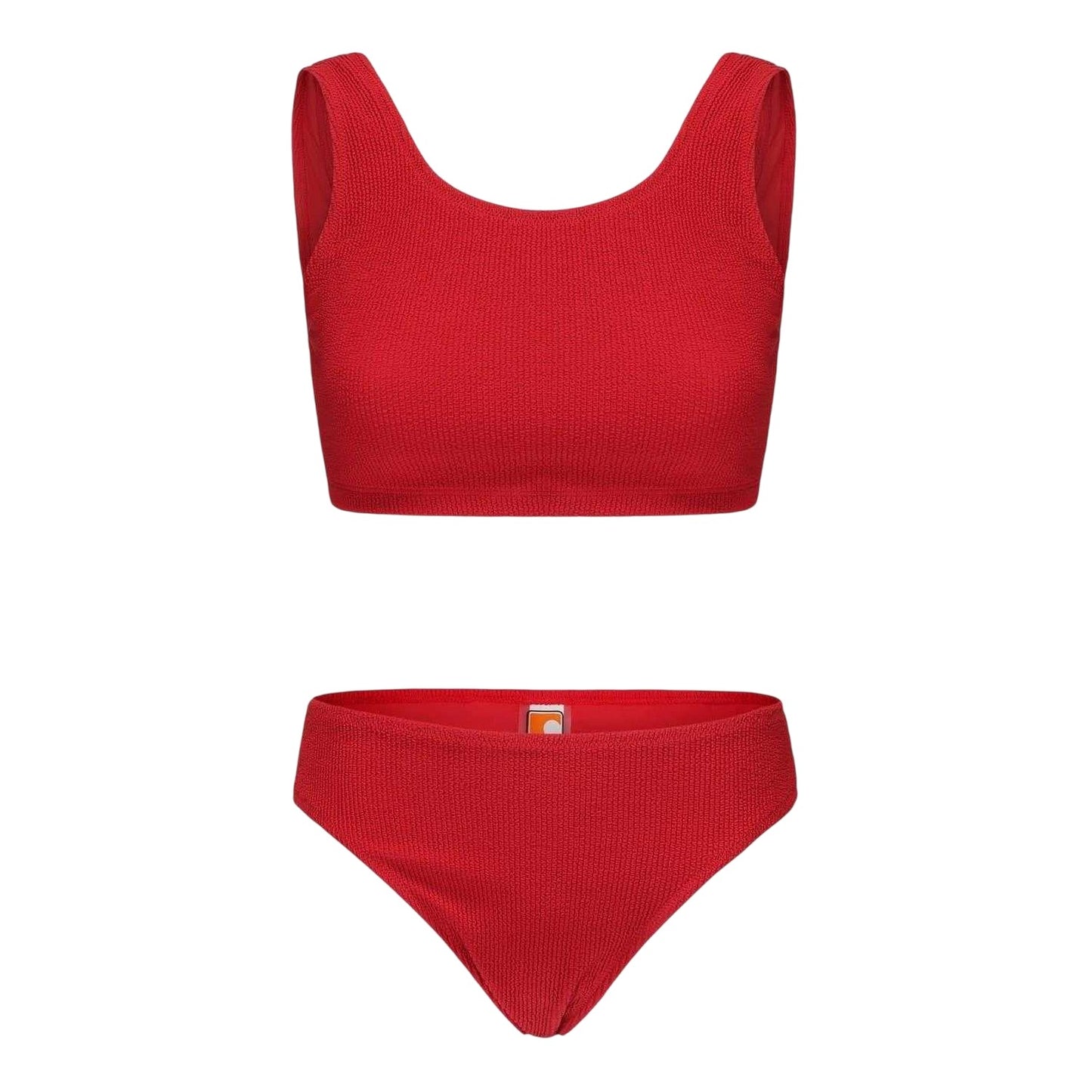 Red - Front - SoulCal Womens-Ladies Ribbed Bikini Set