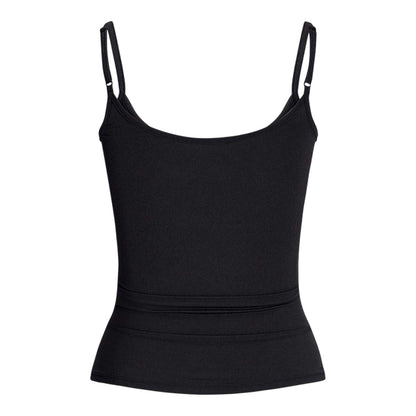 Black - Back - JJXX Womens-Ladies Plain Sleeveless Tank Top