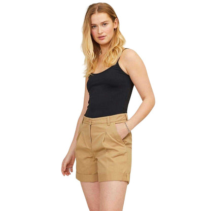 Black - Side - JJXX Womens-Ladies Plain Sleeveless Tank Top