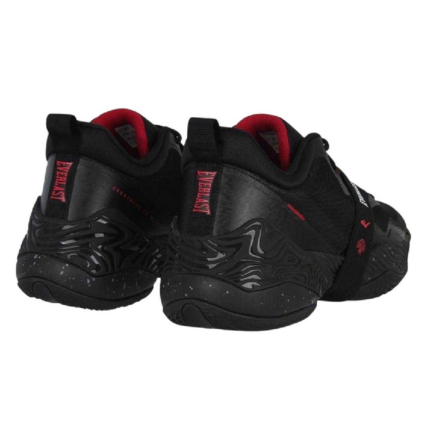 Black - Back - Everlast Mens Supreme Logo Shoes