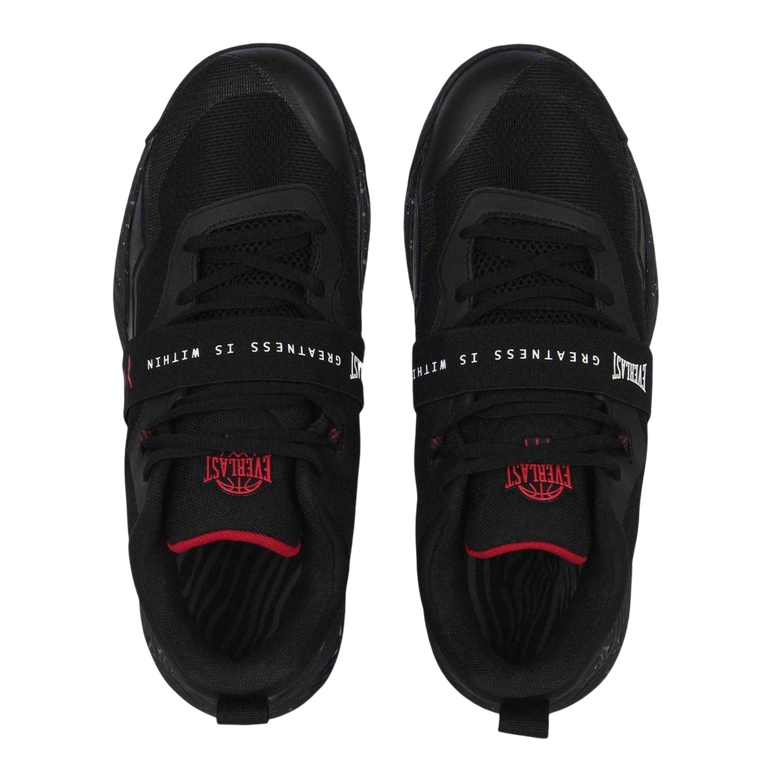 Black - Pack Shot - Everlast Mens Supreme Logo Shoes