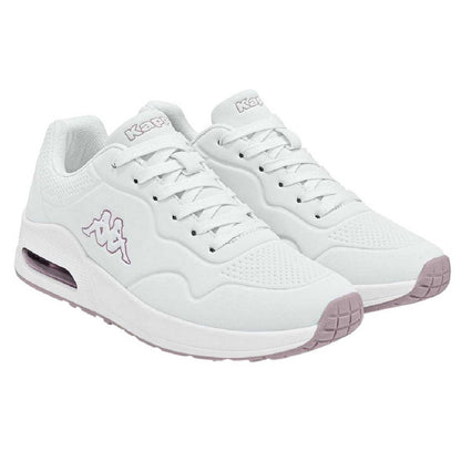 White-Pink - Lifestyle - Kappa Childrens-Kids Bolla Air Cushioned Trainers