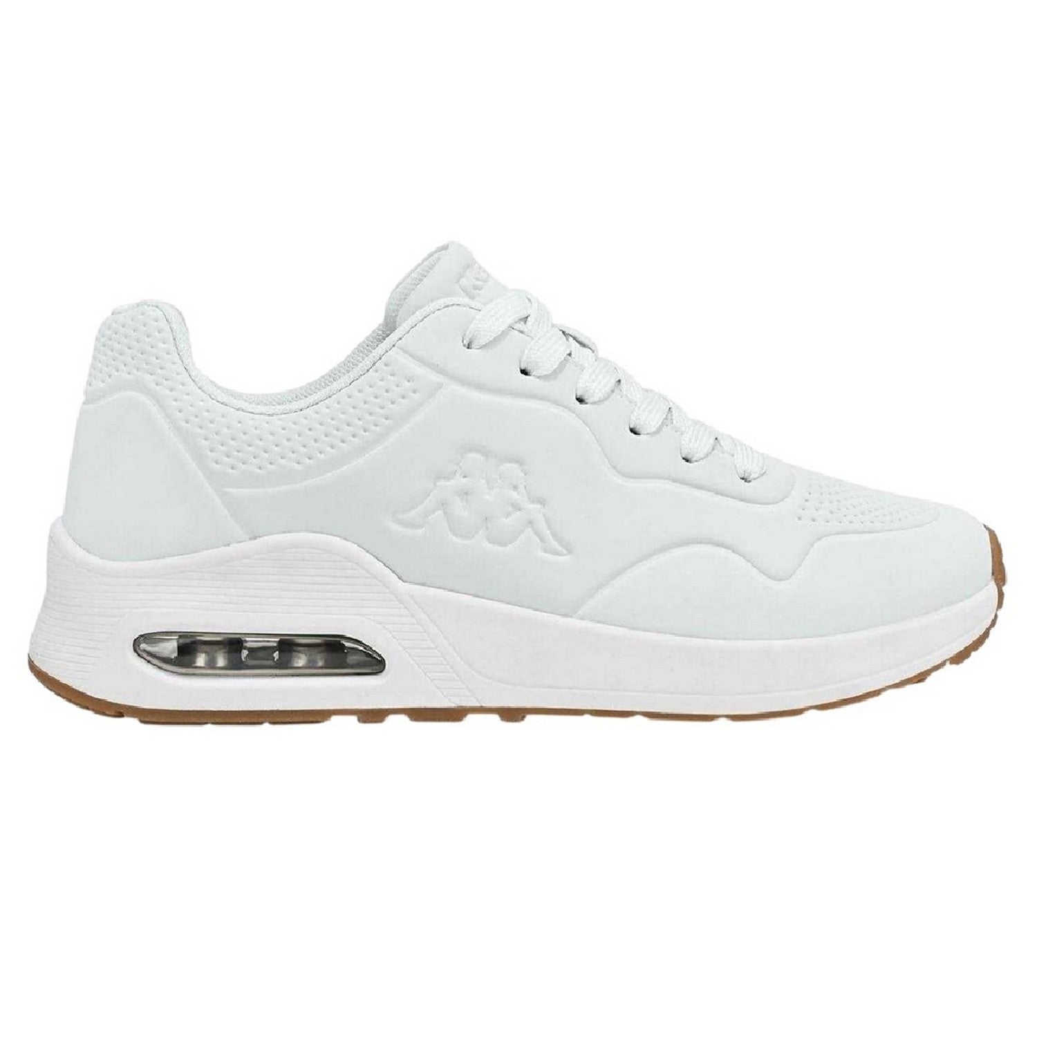 White - Front - Kappa Childrens-Kids Bolla Air Cushioned Trainers