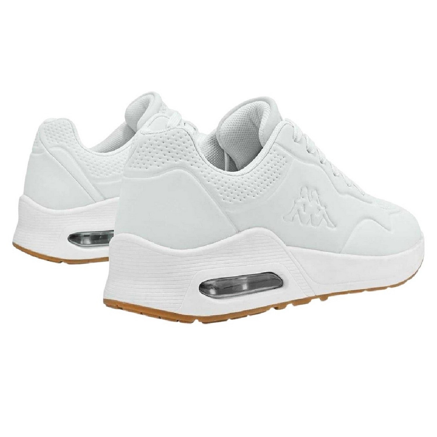 White - Back - Kappa Childrens-Kids Bolla Air Cushioned Trainers