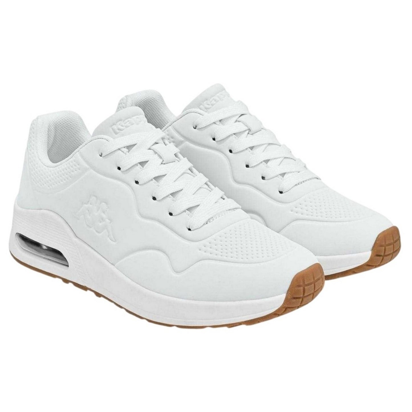 White - Lifestyle - Kappa Childrens-Kids Bolla Air Cushioned Trainers