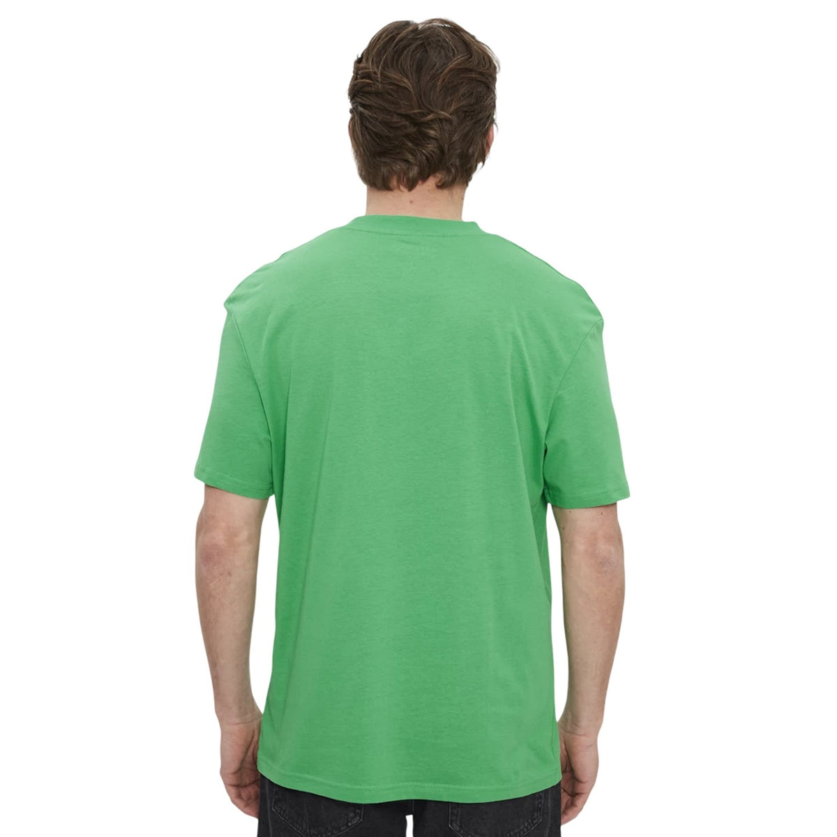 Island Green - Back - Jack And Jones Mens Embroidered Logo Relaxed Fit T-Shirt