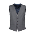 Charcoal - Front - Ted Baker Mens Panama Slim Waistcoat