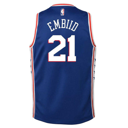 Blue - Back - Nike Boys NBA Basketball Jersey