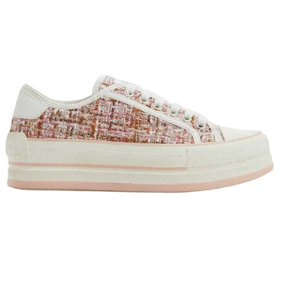 Pink - Lifestyle - Aldo Womens-Ladies Rayes Tweed Trainers