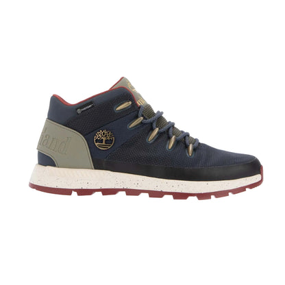 Blue - Side - Timberland Mens Sprint Trekker Waterproof Trainers