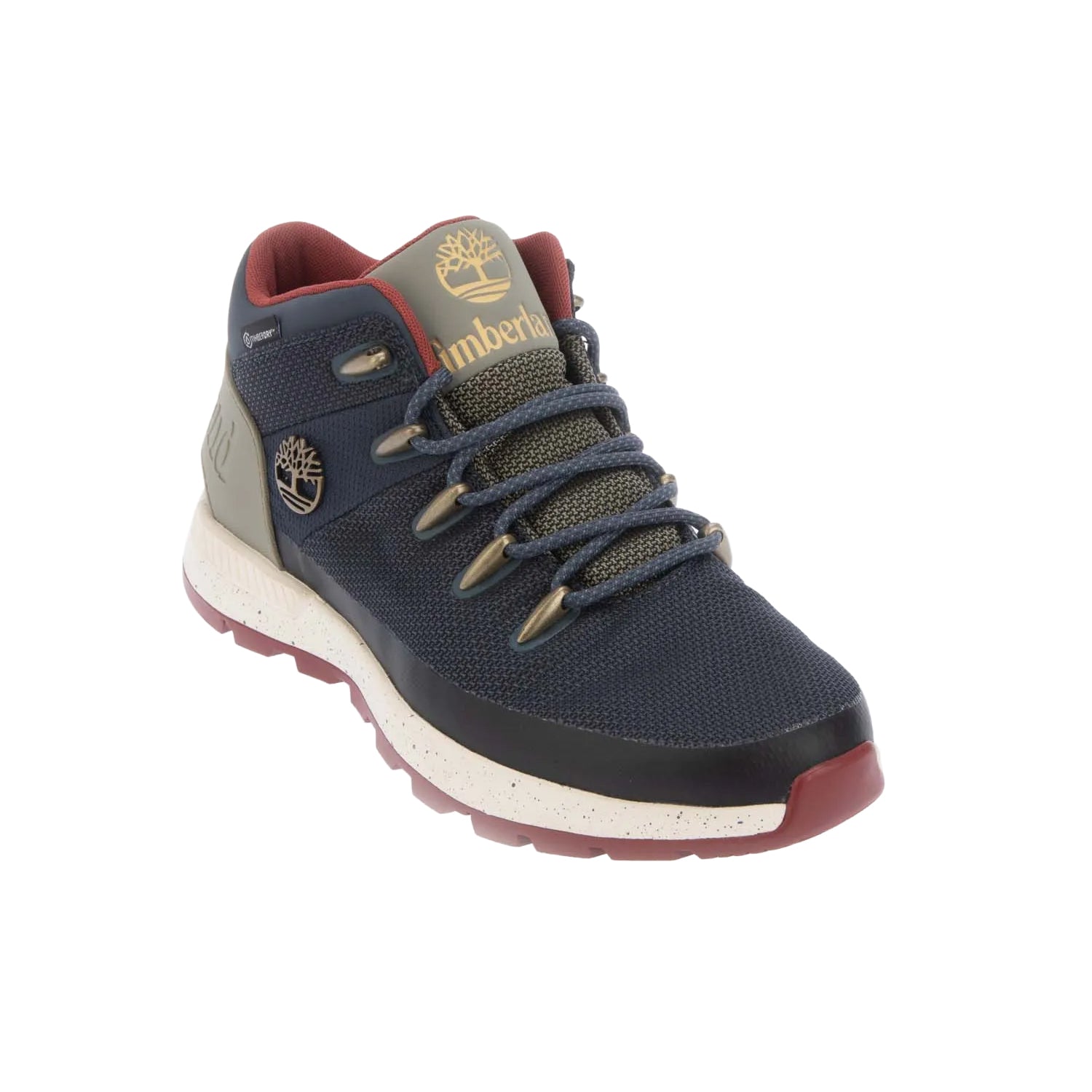 Blue - Front - Timberland Mens Sprint Trekker Waterproof Trainers