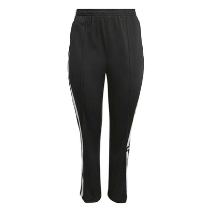 Black - Front - Adidas Womens-Ladies Adibreak 3 Stripes Regular Joggers