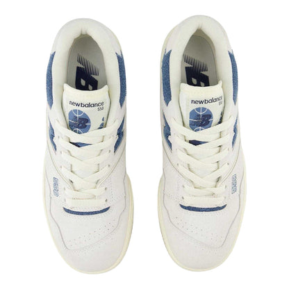 White - Lifestyle - New Balance Womens-Ladies BB550 Leather Trainers
