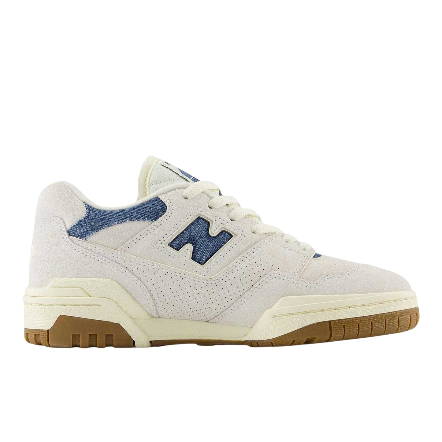 White - Front - New Balance Womens-Ladies BB550 Leather Trainers