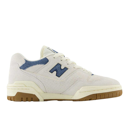 White - Front - New Balance Womens-Ladies BB550 Leather Trainers