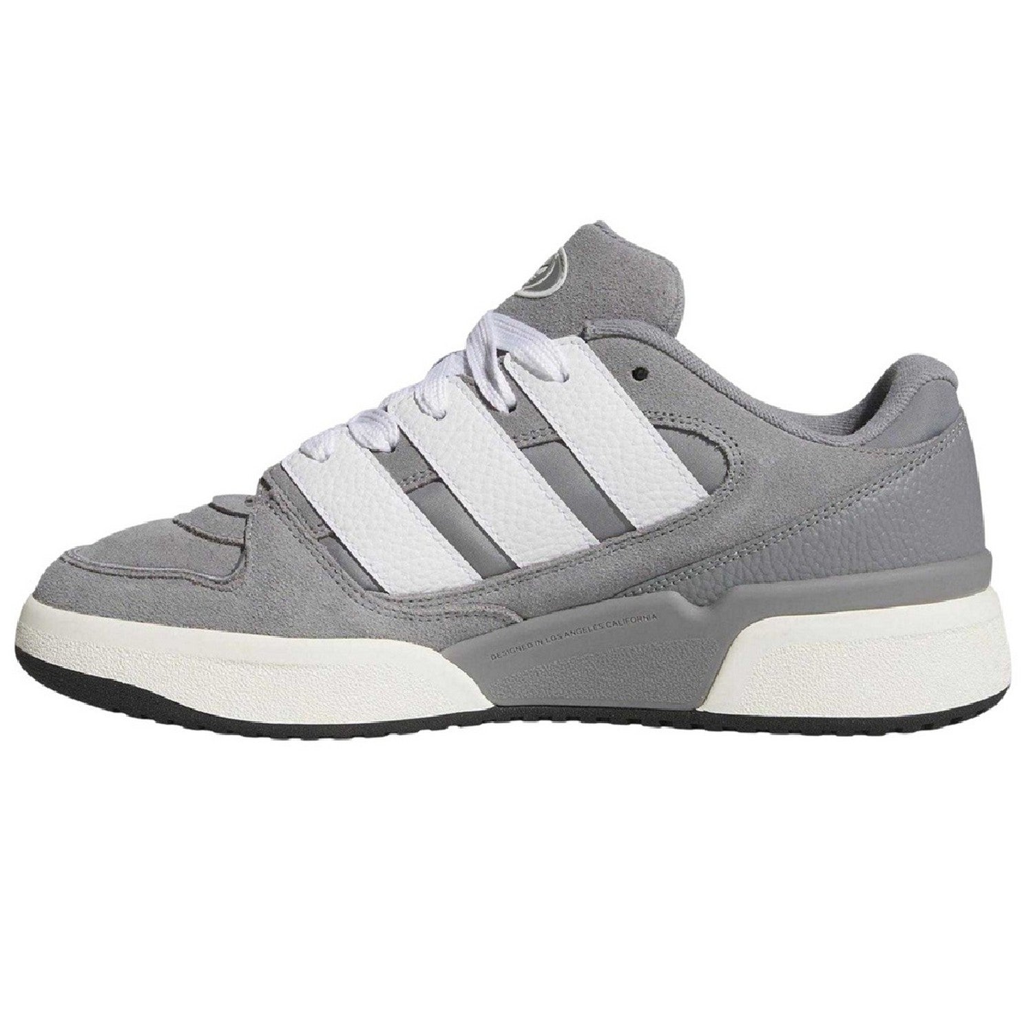 Grey Three - Lifestyle - Adidas Womens-Ladies Forum Suede Trainers