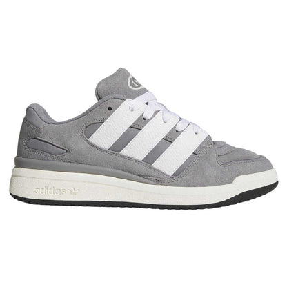 Grey Three - Pack Shot - Adidas Womens-Ladies Forum Suede Trainers