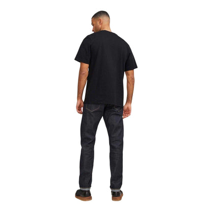 Black - Back - Jack And Jones Mens Royal Denim Division T-Shirt