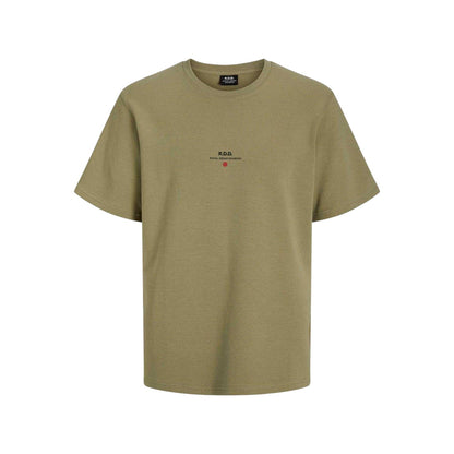 Aloe Green - Front - Jack And Jones Mens Royal Denim Division T-Shirt