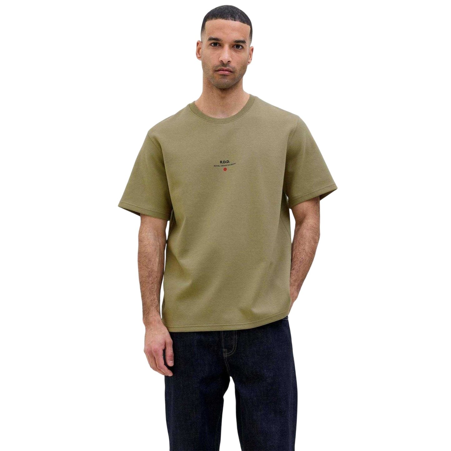 Aloe Green - Side - Jack And Jones Mens Royal Denim Division T-Shirt