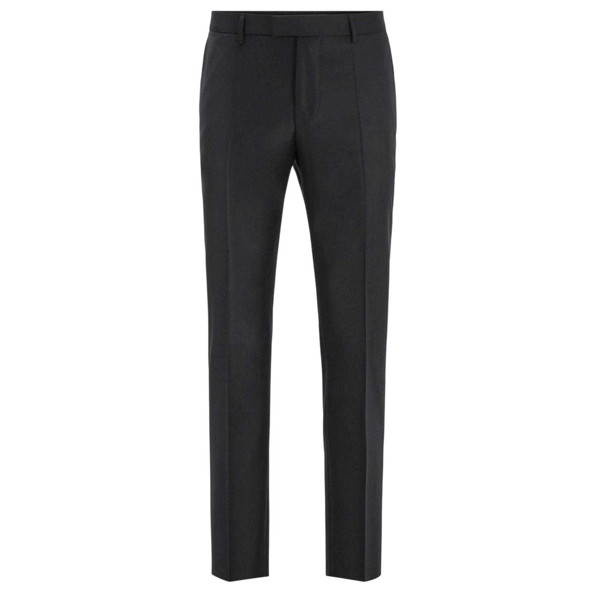 Black - Front - Hugo Boss Mens Glover Slim Formal Trousers