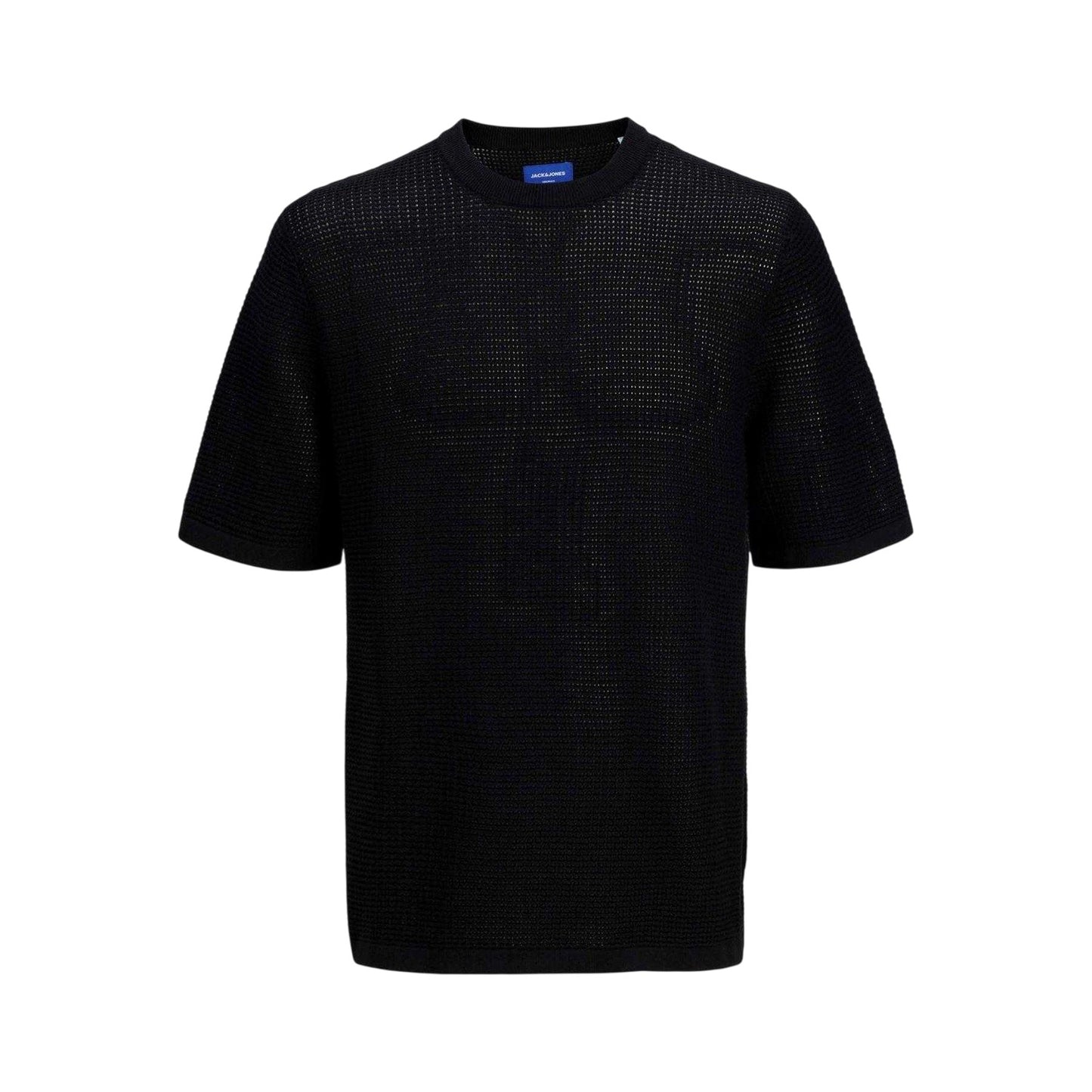 Black - Front - Jack And Jones Mens Joralmeria Crew Neck T-Shirt