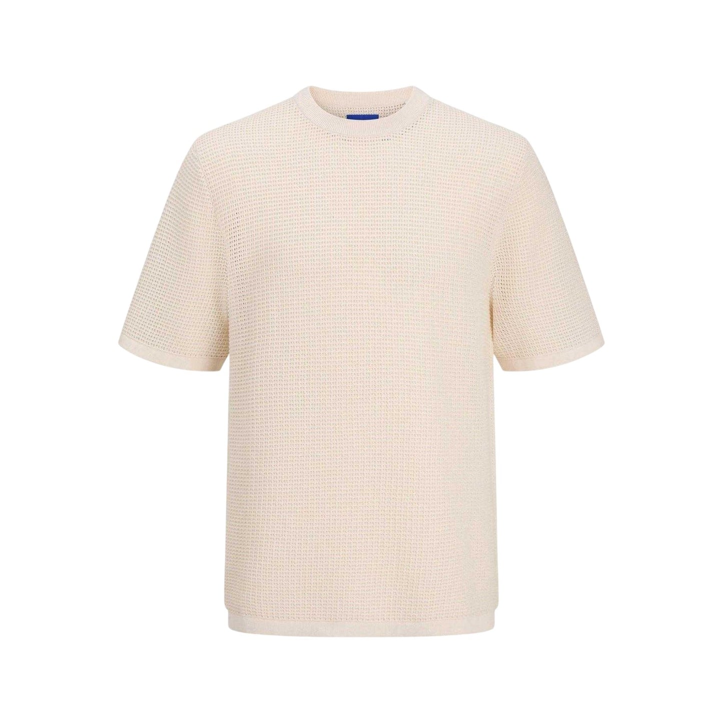 Sea Salt - Front - Jack And Jones Mens Joralmeria Crew Neck T-Shirt