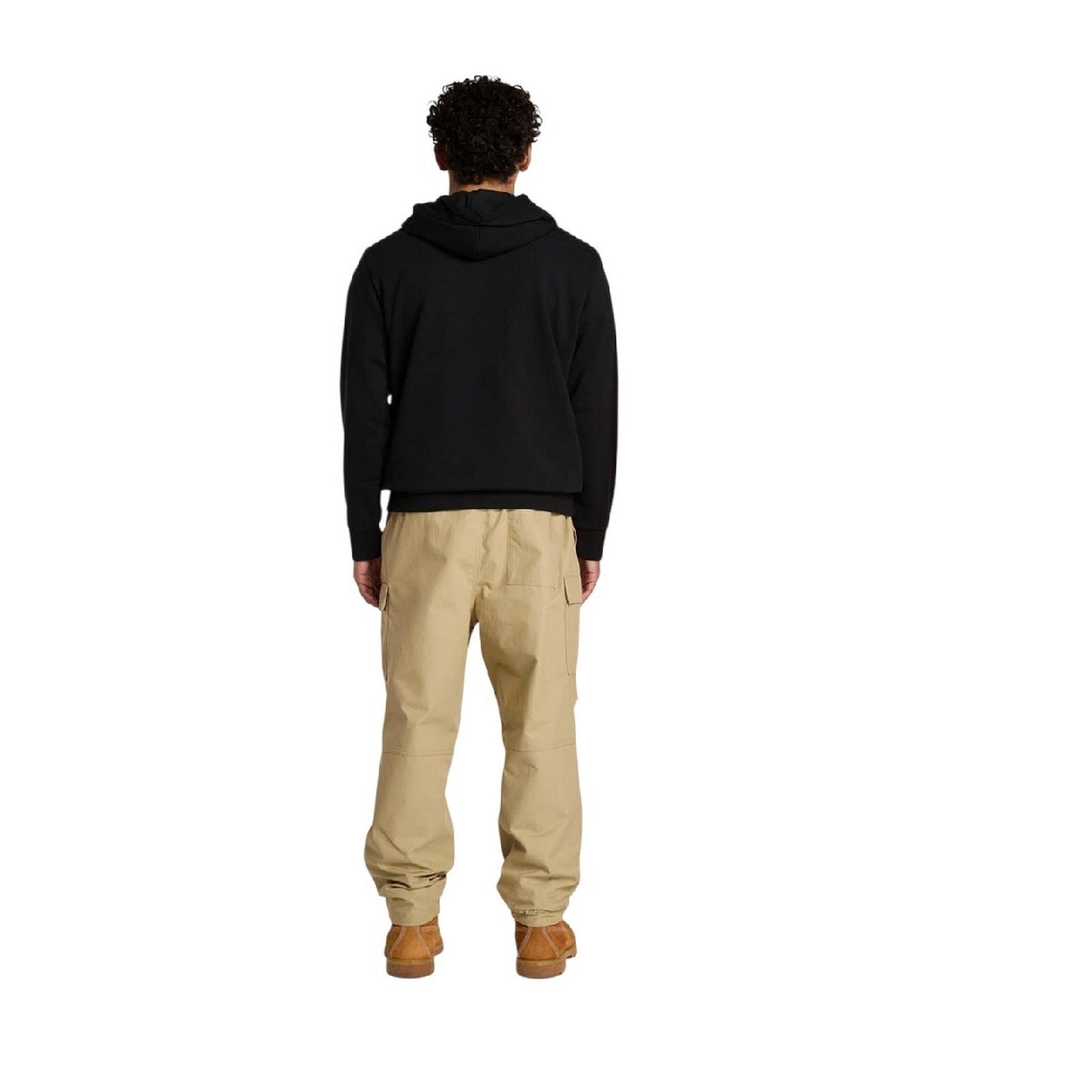 Black - Back - Timberland Mens Regular Long-Sleeved Hoodie