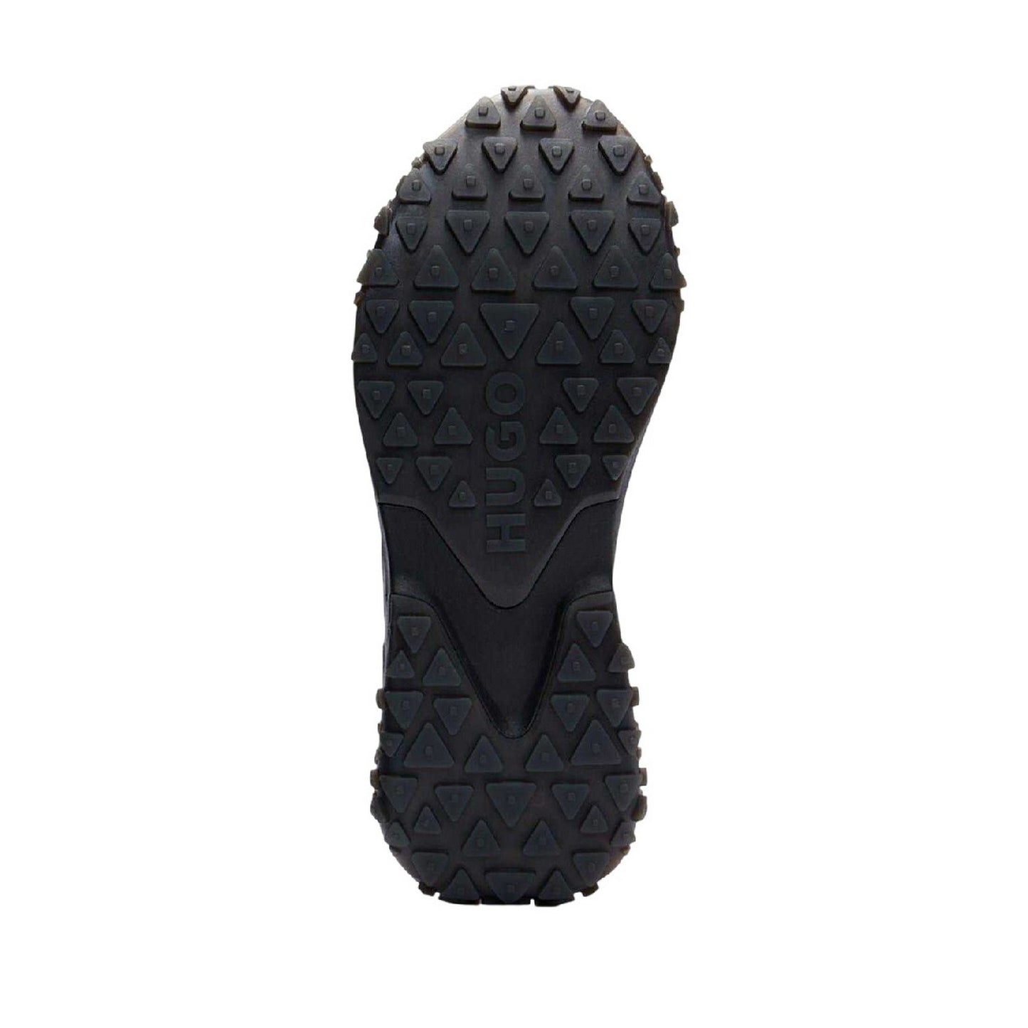 Charcoal - Side - Hugo Mens Cyrus Logo Low Cut Trainers