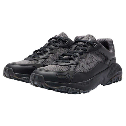 Charcoal - Lifestyle - Hugo Mens Cyrus Logo Low Cut Trainers