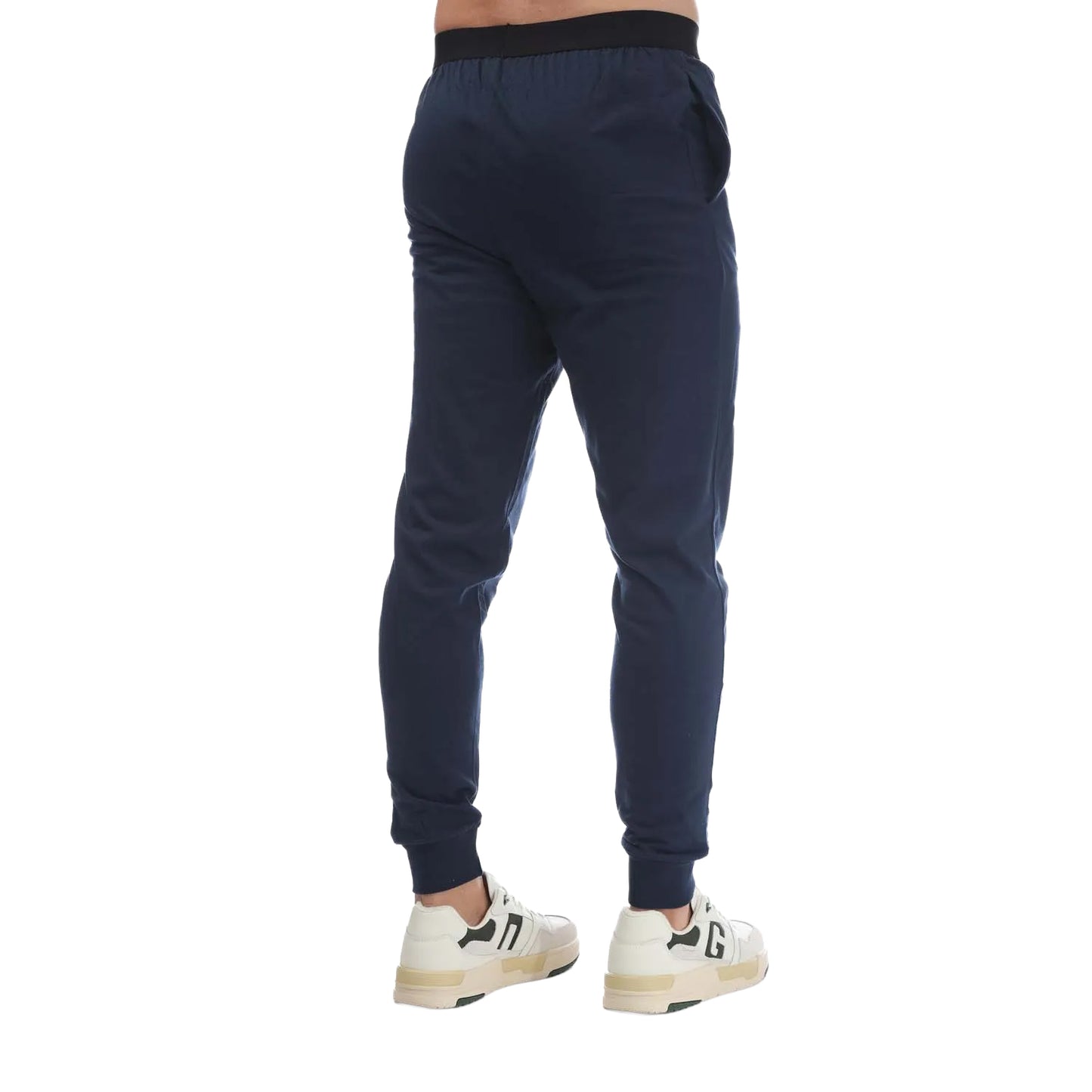 Navy - Back - Nicce Mens Oren Cuffed Lounge Pants